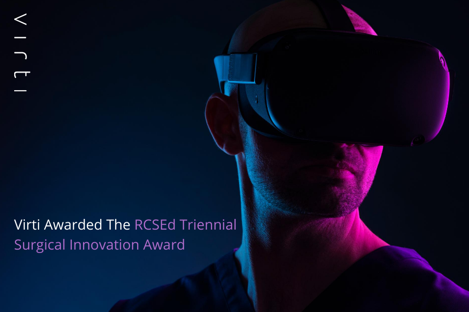 Virti Awarded The RCSEd Triennial Surgical Innovation Award