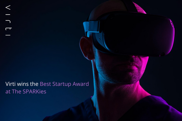Virti wins the Best Startup Award at The SPARKies